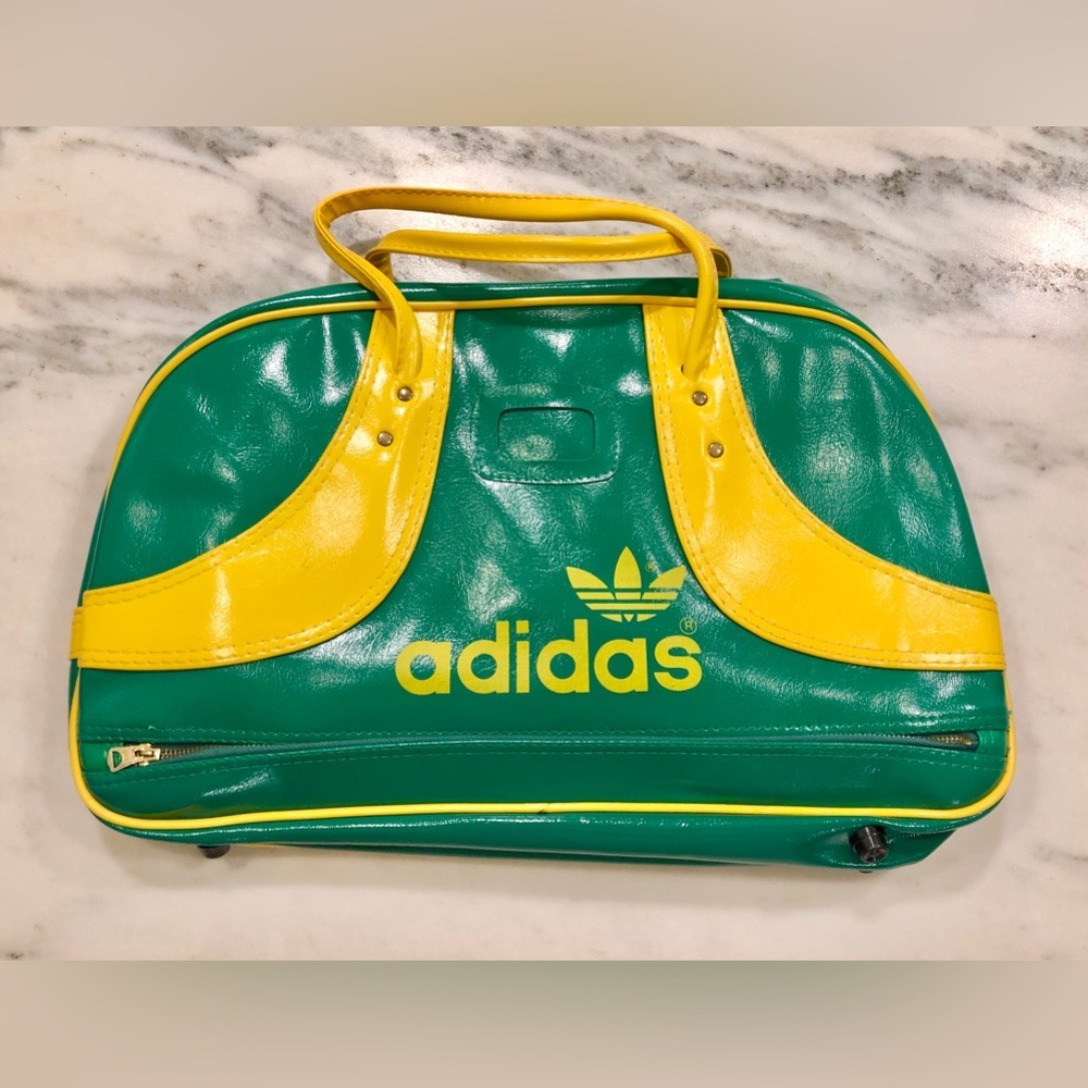 adidas Originals | Bags | 97s Vintage Adidas Gym Bag Gloss Vinyl